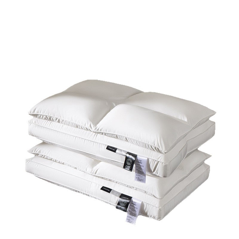 Hotel-Style Microfibre Pillow - Soft Supportive Bed Pillow for Neck & Sleeping Comfort