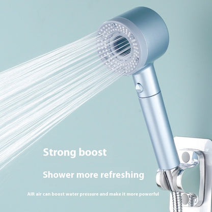 High Pressure Shower Head with Filter-Handheld Spray Shower with One-Click Stop-Water Saving Boost Shower Head with 12 Replacement Filters