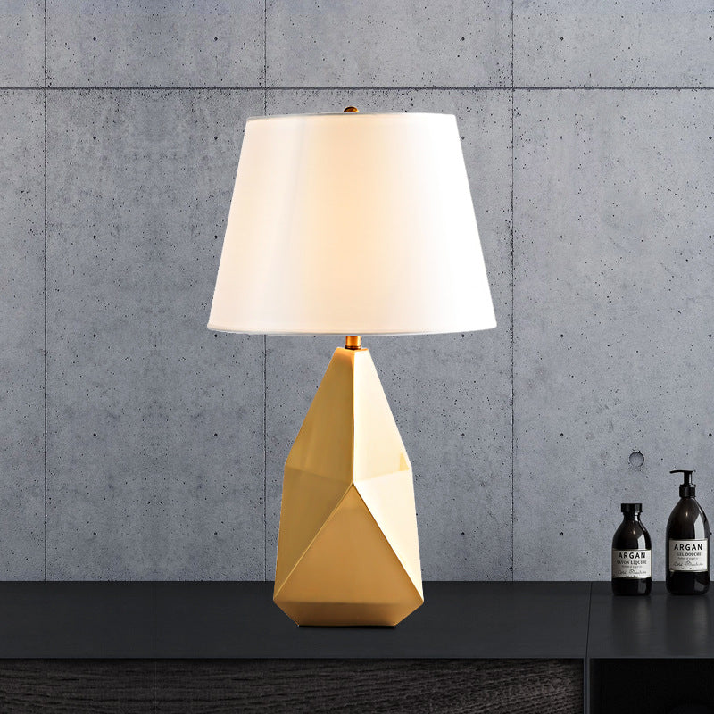 Modern Gold Table Lamp - Artistic Bedside & Study Lamp
