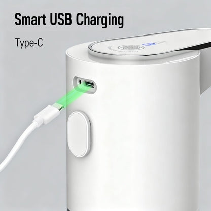 Automatic Foam Soap Dispenser Wall Mounted-Touchless USB Rechargeable Soap Dispenser-Smart Bathroom Hand Sanitizer Dispenser