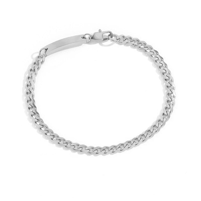 Gold Plated Stainless Steel Bracelet–4MM Minimalist Chain Bracelet, Durable Women’s Jewellery (Gold, Rose Gold & Steel)