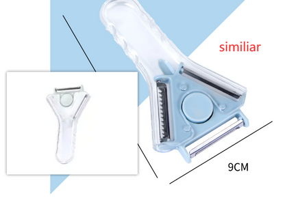 3-in-1 Vegetable Peeler–Stainless Steel Multi Blade Peeler, Julienne & Slicer Kitchen Tool (Ergonomic Handle)