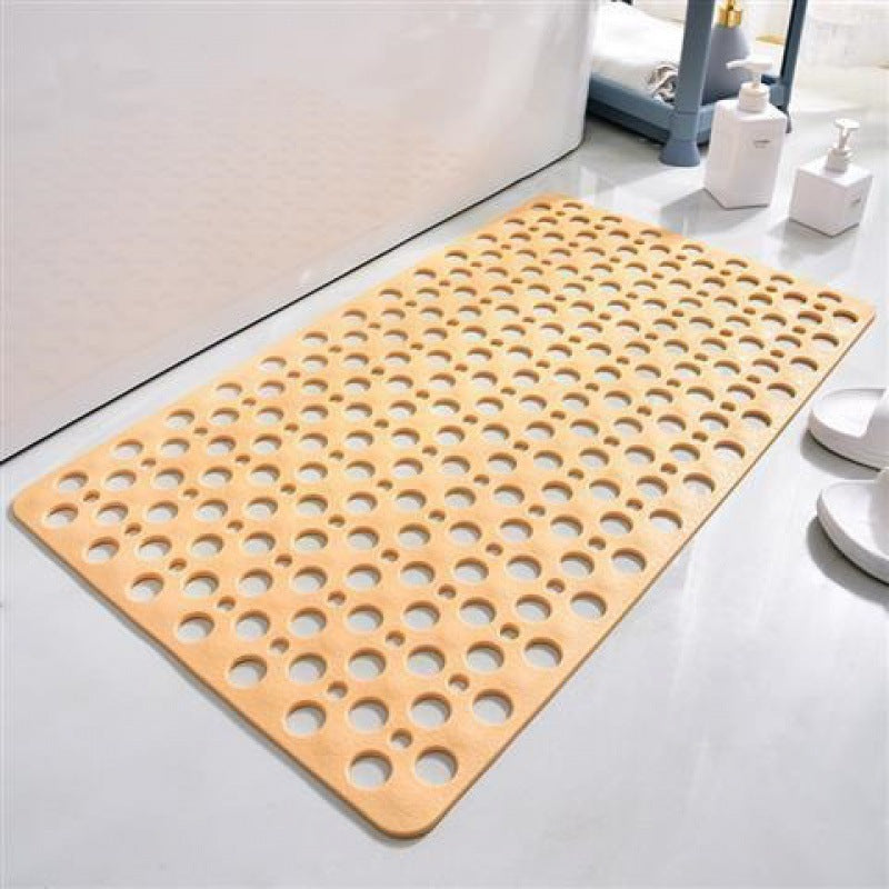 Non-Slip TPE Bath Mat - Quick Dry Suction Shower Floor Mat