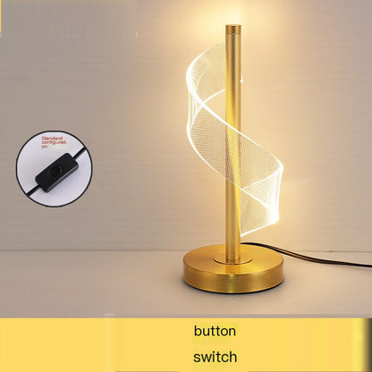 Modern Acrylic LED Table Lamp–Decorative Ambient Light for Bedroom & Living Room