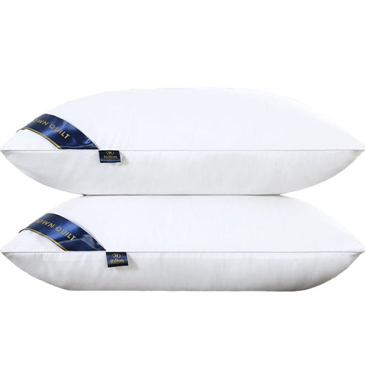 Cervical Spine Pillow Core–Ergonomic Neck Support Pillow, 3D Cotton & Down Velvet Bed Pillow for Pain Relief & Better Sleep