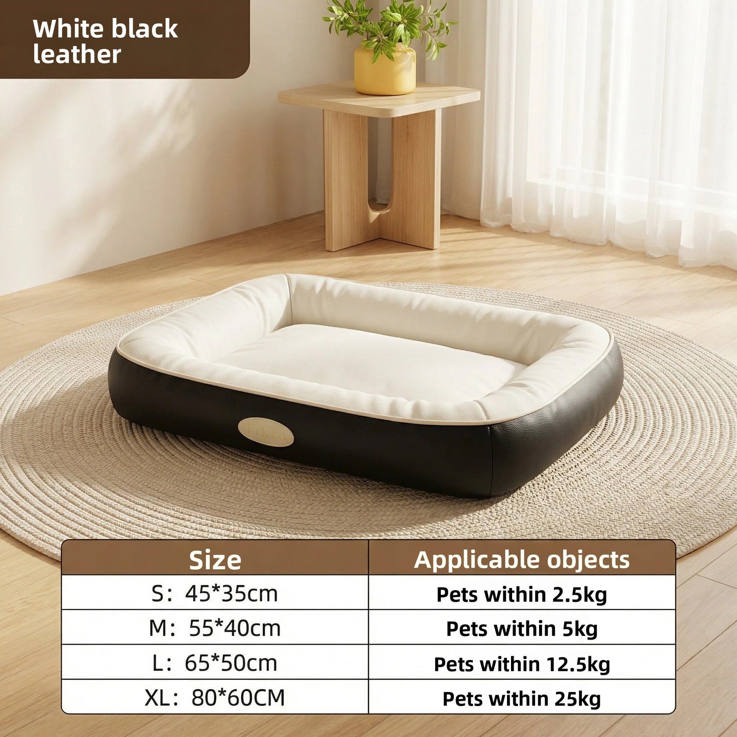 Waterproof Leather Dog Bed–All-Season Pet Bed For Dogs & Cats