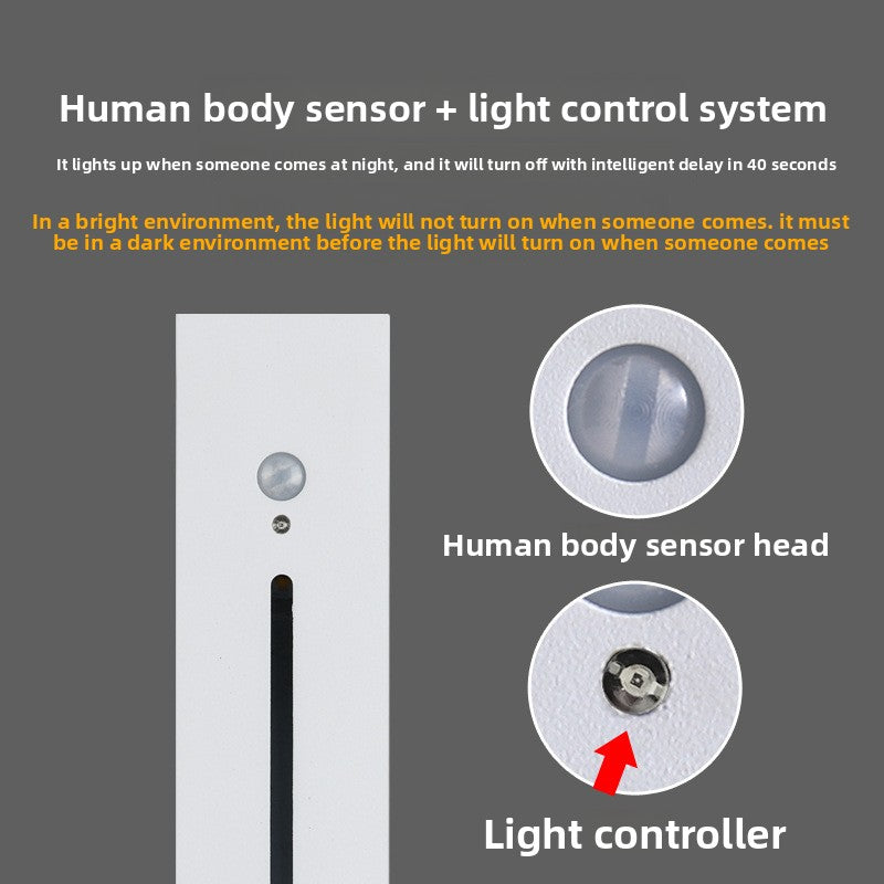 Smart LED Motion Sensor Stair Light–Modern Recessed Wall Light For Hallways & Staircases