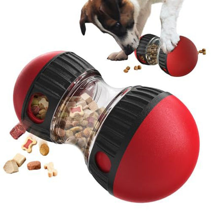 Interactive Pet Slow Feeder Toy - Rotating Treat & Food Dispenser for Dogs & Cats