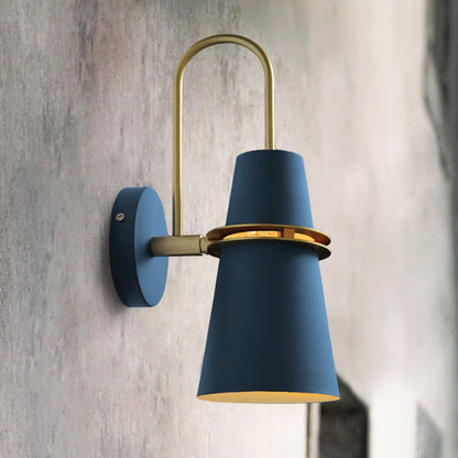 Nordic LED Wall Light - Modern Touch Control Bedside & Hallway Wall Lamp