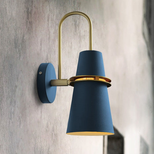 Nordic LED Wall Light - Modern Touch Control Bedside & Hallway Wall Lamp