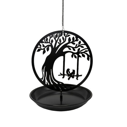 Decorative Metal Bird Feeder–Rustic Garden Hanging Feeder For Birds & Wildlife