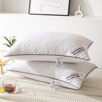 Feather Velvet Pillow–Soft Luxury Bed Pillow, Chemical Fiber Sleeping Pillow for Ultimate Comfort (48×74cm)