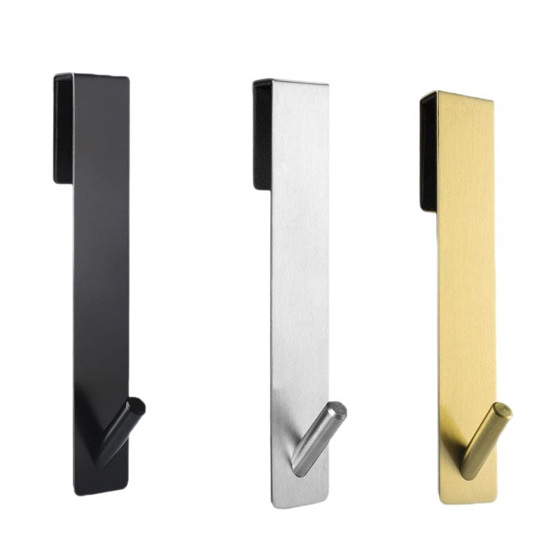 Premium Stainless Steel Adhesive Wall Hook–Heavy-Duty Bathroom & Kitchen Storage Hook