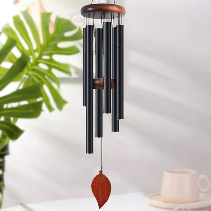 Retro Metal Wind Chimes - 68cm Decorative 6-Tube Hanging Wind Chime for Garden, Patio & Balcony