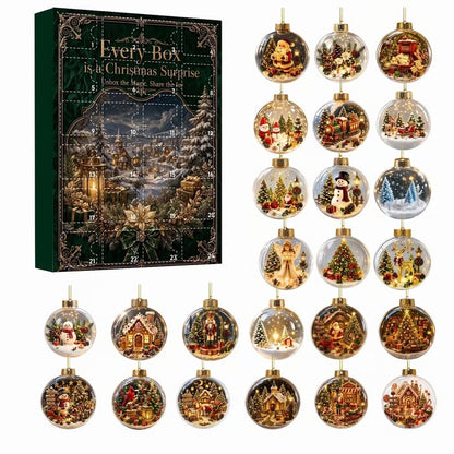 Christmas Acrylic Decorations Blind Box - 3mm Festive Santa, Gnome & Snowman Collectible Ornaments