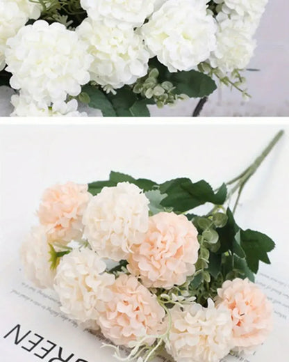 Artificial Chrysanthemum Flower–Realistic Silk Faux Floral Stem for Home & Wedding Décor
