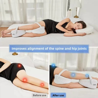 Memory Foam Leg Support Pillow–Ergonomic Knee & Side Sleeper Comfort Cushion