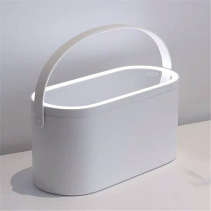 Portable LED Vanity Mirror Box–Travel Makeup Mirror with LED Lighting