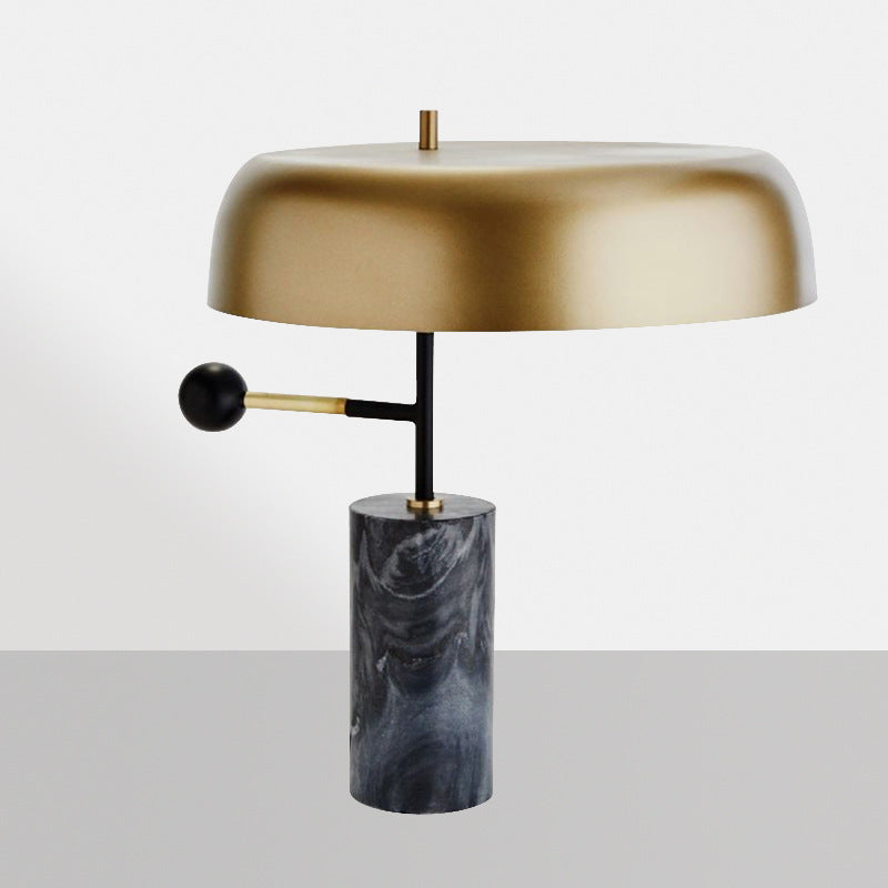 Nordic Marble Table Lamp - Modern Warm Light Bedside & Living Room Lamp