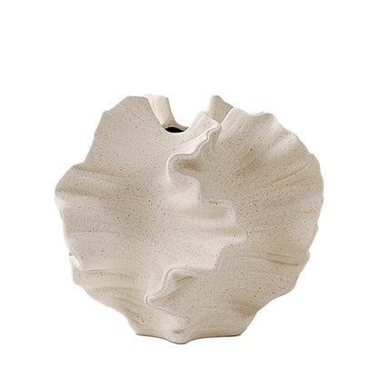 Matte Ceramic Flower Vase–European Style Decorative Vase for Fresh & Dried Flowers, Modern Home Décor