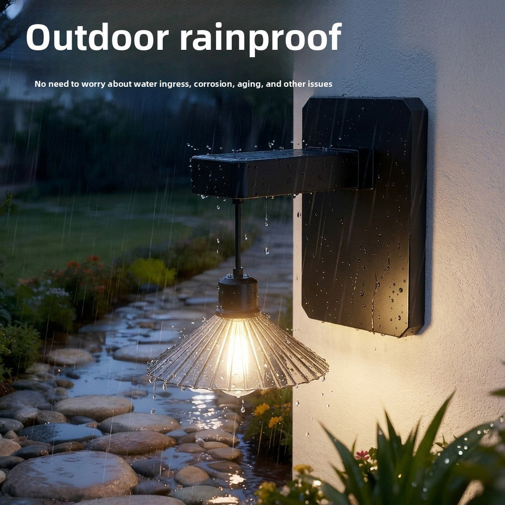 Solar LED Wall Light – IP65 Waterproof Outdoor Garden Lamp
