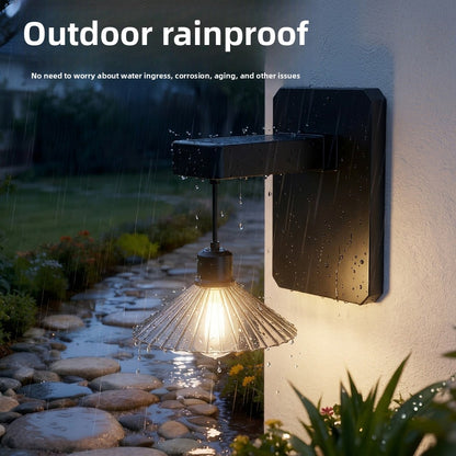 Solar LED Wall Light – IP65 Waterproof Outdoor Garden Lamp