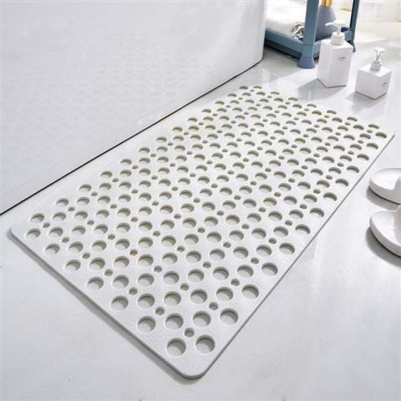 Non-Slip TPE Bath Mat - Quick Dry Suction Shower Floor Mat