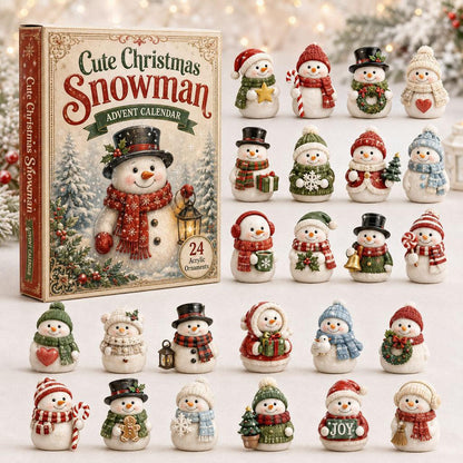 Christmas Acrylic Decorations Blind Box - 3mm Festive Santa, Gnome & Snowman Collectible Ornaments