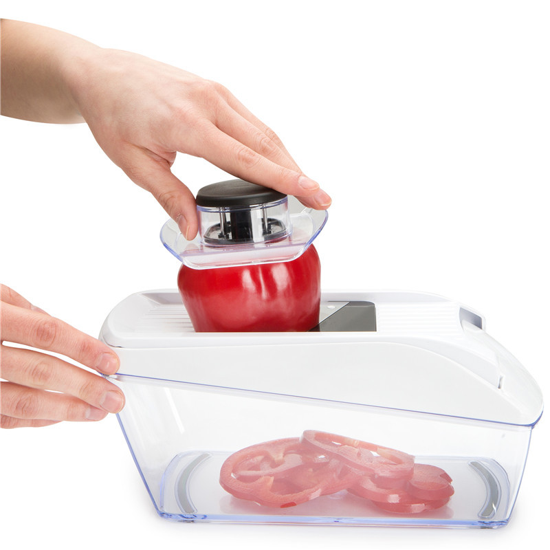 Multifunction Vegetable Cutter–Mandoline Slicer, Dicer & Grater Set with Container (TF1066B Kitchen Tool)