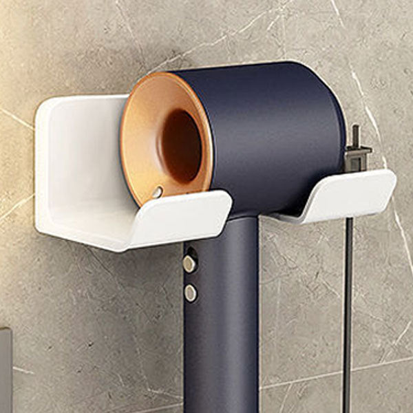 Wall Mounted Hair Dryer Holder No Drill-Multi-Function Bathroom Storage Rack-Blow Dryer & Styling Tools Organiser