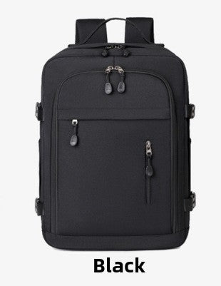 Waterproof Travel Backpack–Airline Carry-On Backpack with Dry & Wet Separation & 15-Inch Laptop Compartment