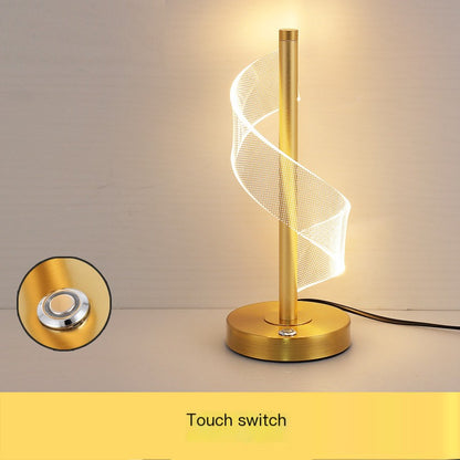 Modern Acrylic LED Table Lamp–Decorative Ambient Light for Bedroom & Living Room