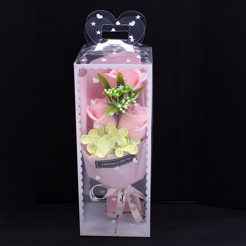 Luxury Soap Flower Bouquet Gift Box–Everlasting Rose Arrangement for Special Occasions