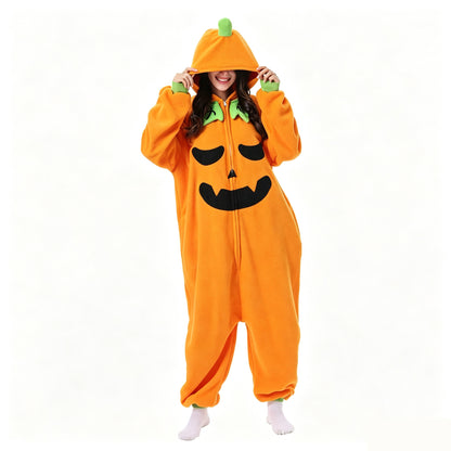 Animal Hooded Onesie – Plush Fleece Halloween Costume & Pajamas