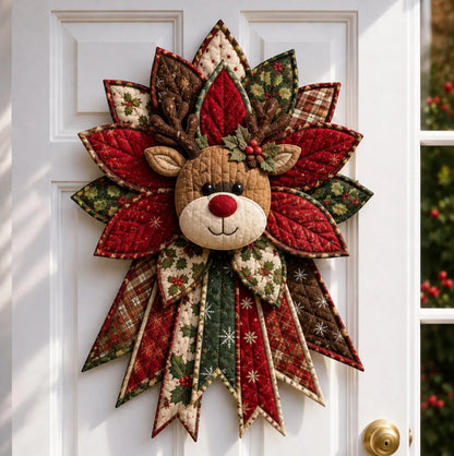DIY Christmas Felt Sewing Kit - Handmade Christmas Door Hanger Craft Kit with 7 Festive Designs