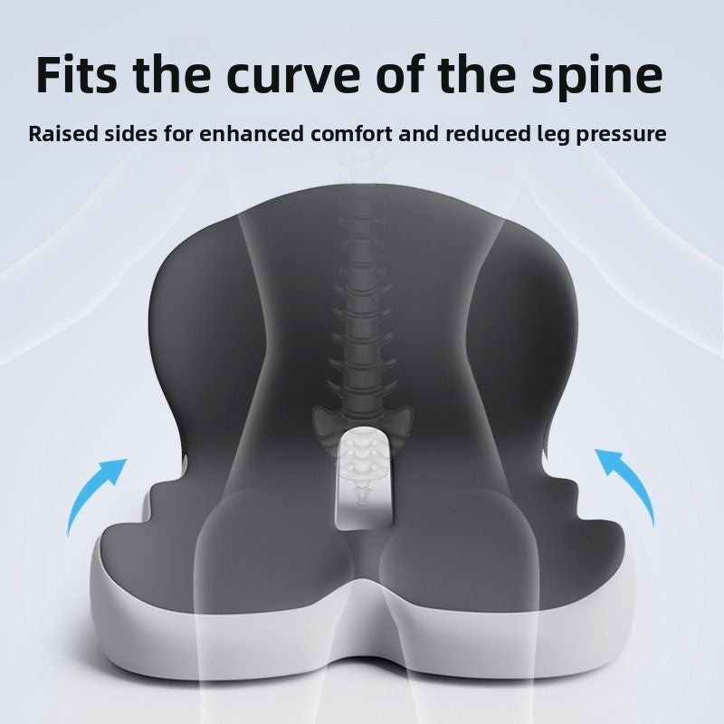 Ergonomic Memory Foam Seat Cushion – Back Support Chair Cushion