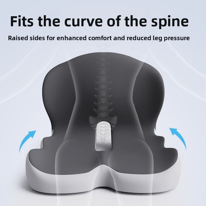 Ergonomic Memory Foam Seat Cushion – Back Support Chair Cushion