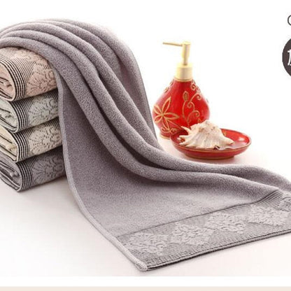 Couples Cotton Towel Set Bulk-Soft Absorbent Bathroom Towels-Matching Luxury Bath Towels Set