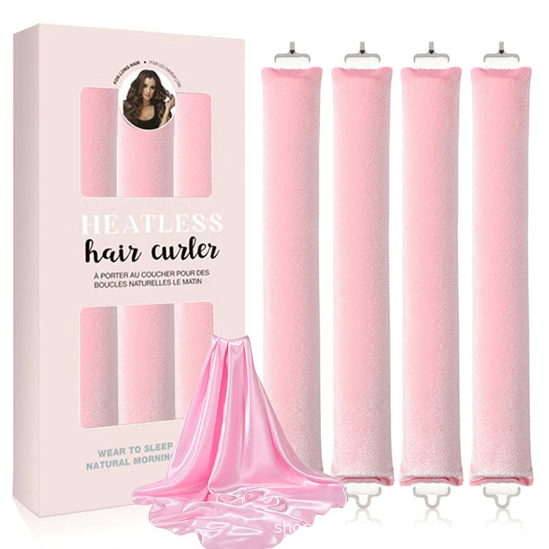 Heatless Curling Rod Set–Overnight Hair Curling Kit For Soft Natural Waves