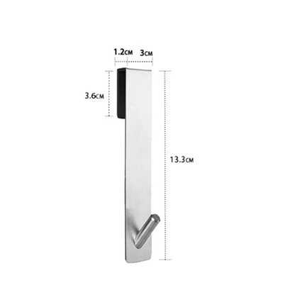 Suction Cup Bathroom Hook-No Drill Stainless Steel Wall Hook-Waterproof Towel & Robe Holder for Shower