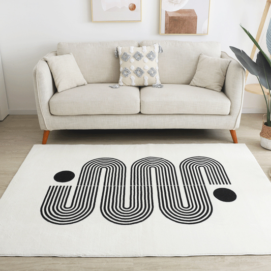 Modern Cashmere Floor Mat–Soft Rectangle Area Rug for Bedroom, Bathroom & Living Room Décor