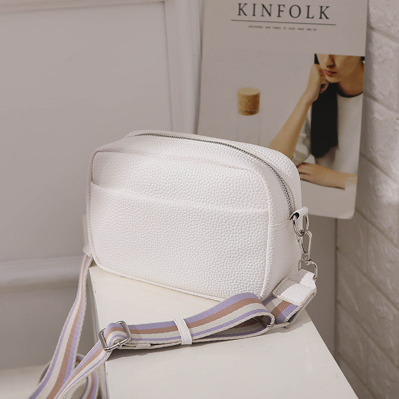 Women's Solid Colour Crossbody Bag–Fashion Messenger Bag, Shoulder Bag & Everyday Handbag