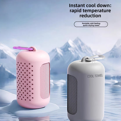 Instant Cooling Sports Towel–Quick-Dry Ice Feel Fitness & Travel Towel