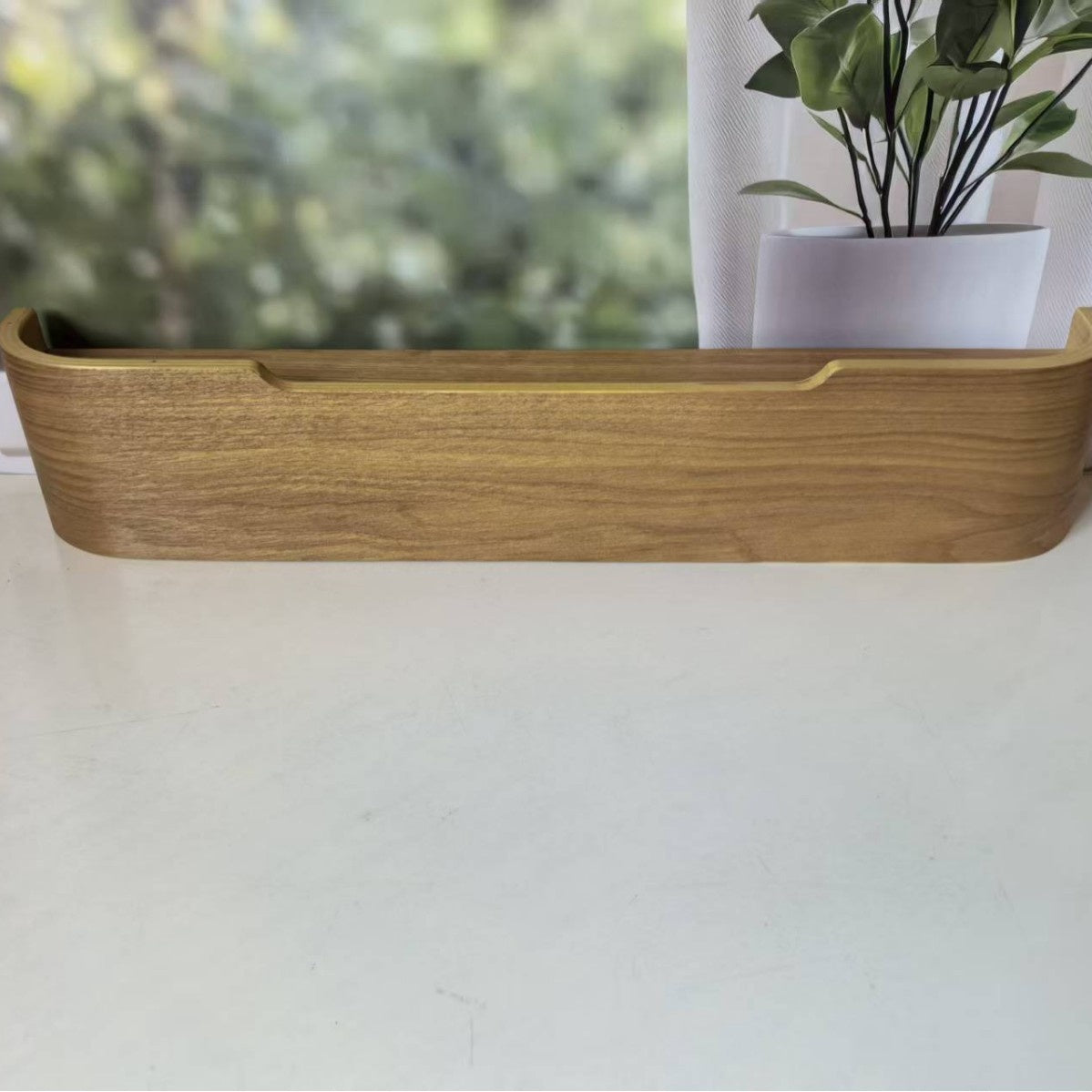 Solid Wood Wall Mounted Coat Rack - Modern Wooden Entryway Hooks for Coats, Bags & Accessories