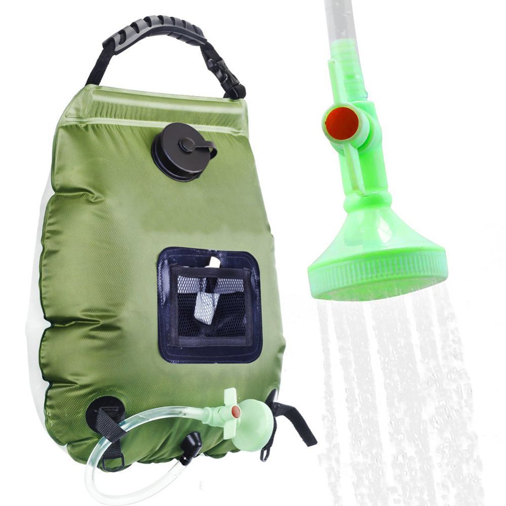 20L Solar Camping Shower Bag–Portable Outdoor Solar Heated Shower