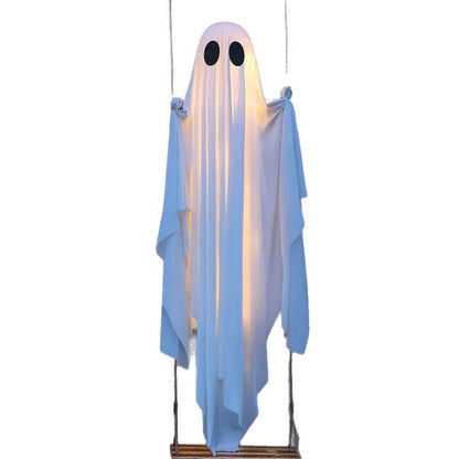 LED Hanging Halloween Ghost – Halloween Outdoor Decoration