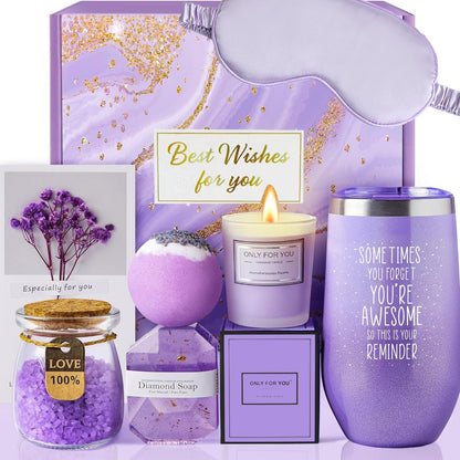 Luxury Spa Gift Basket For Women–Self Care Gift Set For Birthdays, Mother's Day & Special Occasions