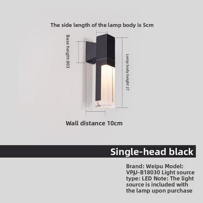 IP65 LED Wall Light - Waterproof Indoor & Outdoor Up Down Wall Lamp