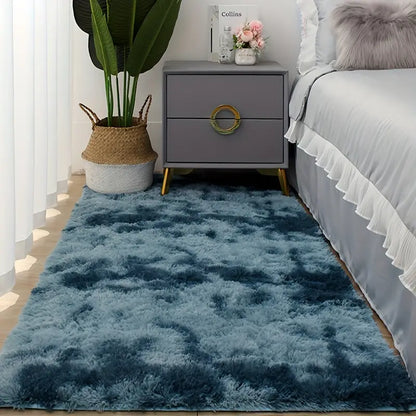 Soft Plush Area Rug–Modern Tie-Dye Non-Slip Carpet for Bedroom & Living Room Décor