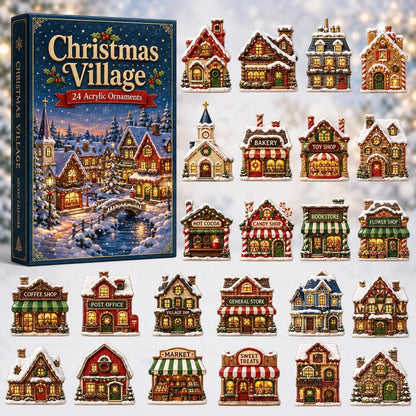 Christmas Acrylic Decorations Blind Box - 3mm Festive Santa, Gnome & Snowman Collectible Ornaments
